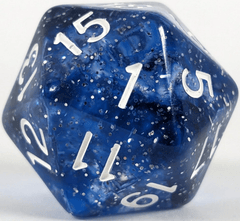 Role 4 Initiative - Diffusion Sunken Silver With Symbol XL D20